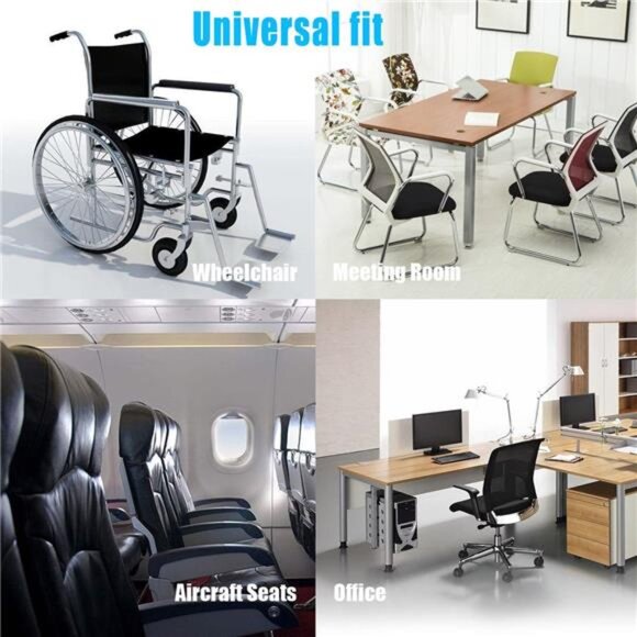 Memory Foam Chair Armrest Pad, Comfy Office Chair Arm Rest Cover - Picture 7 of 8